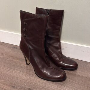 Arnold Churgin Brown Leather boots - Vintage - 9